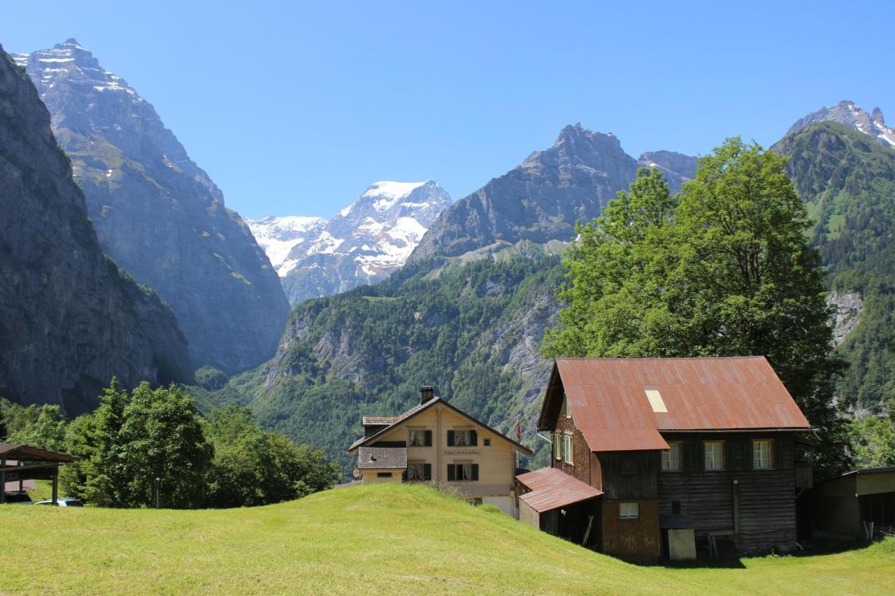 Berggasthaus Obbort Hotel Linthal Exterior photo